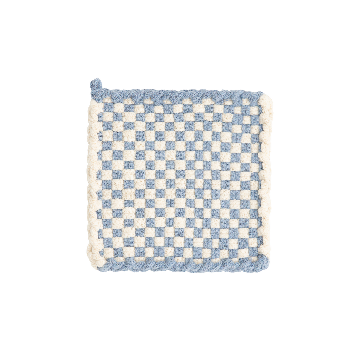 Blue and White Potholder