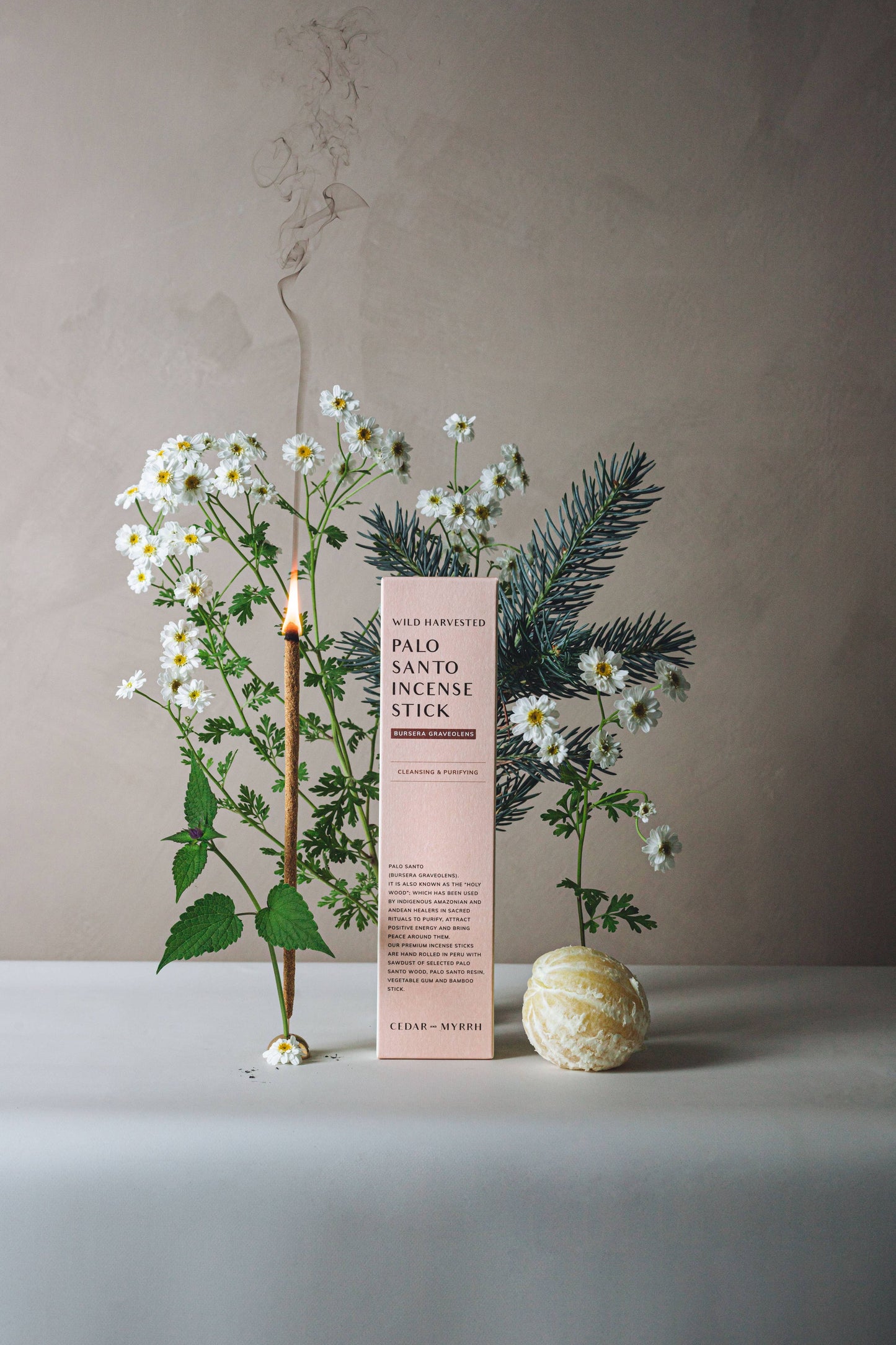 Hand Rolled Palo Santo Incense Stick