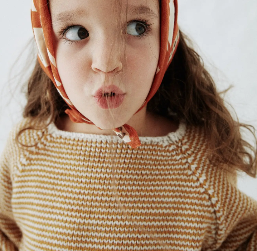 Arrow Mustard Kids Sweater