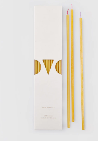 Multicolored Wicks Slim Candles