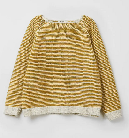Arrow Mustard Kids Sweater