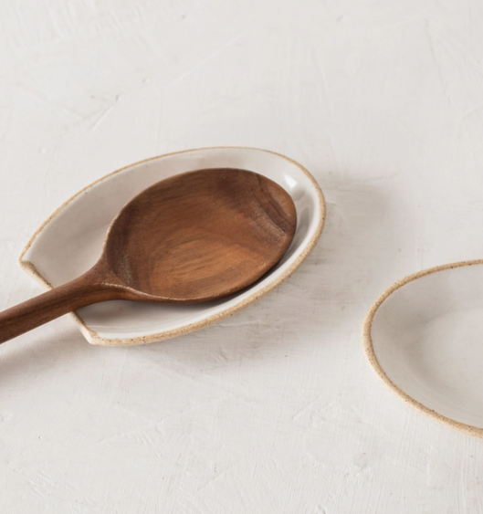 Stoneware Spoon Rest