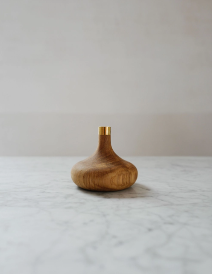 Oak Candle Holder