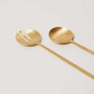 Wabi Brass Serving Set