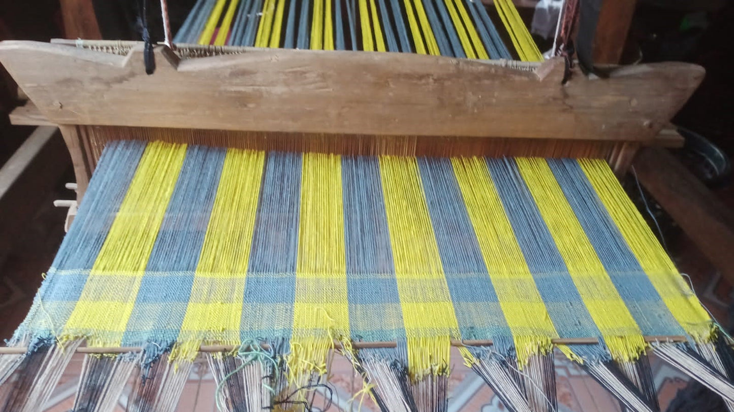 Everyday Handwoven Hand Towel Yellow & Slate