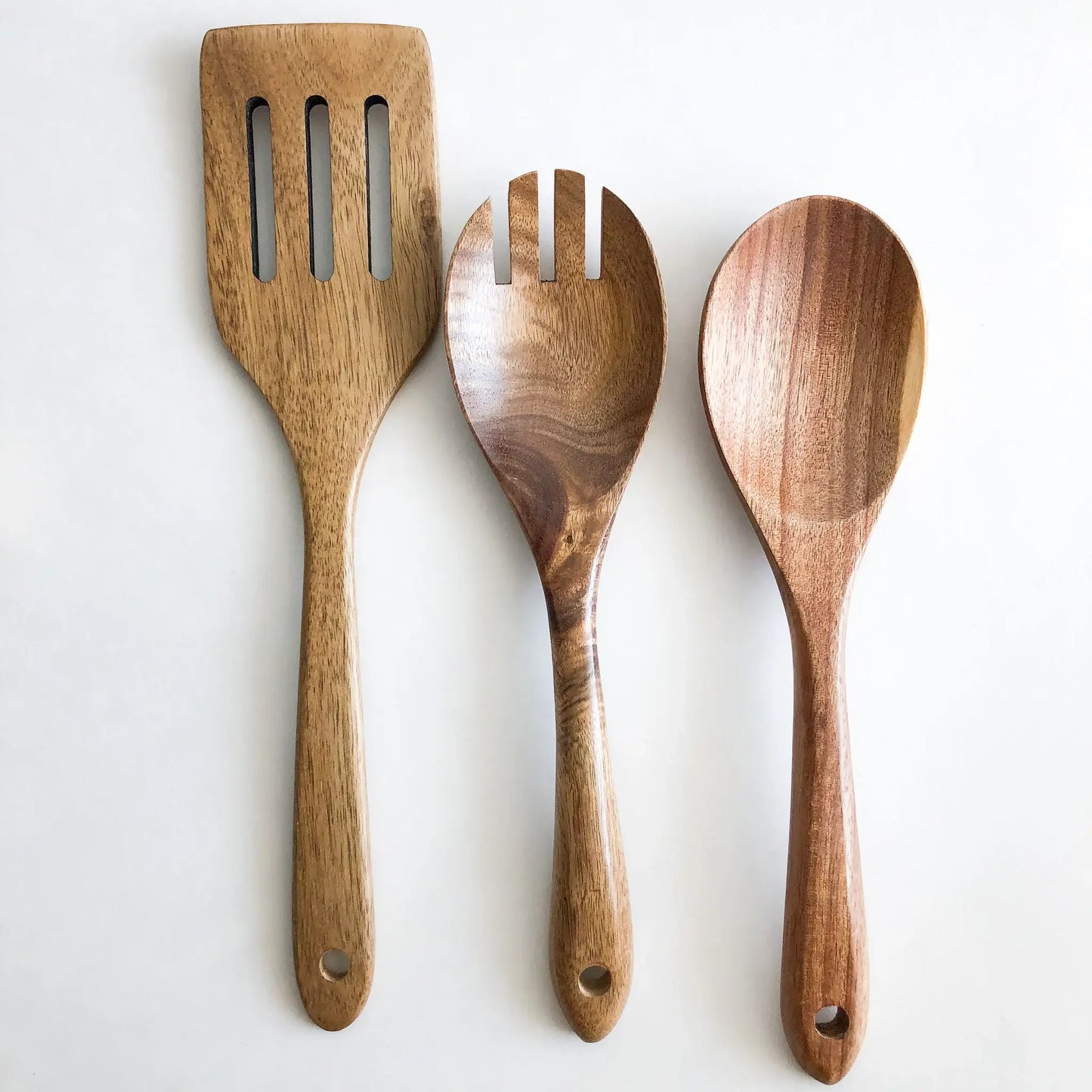 Natural Acacia Wood Utensil Set