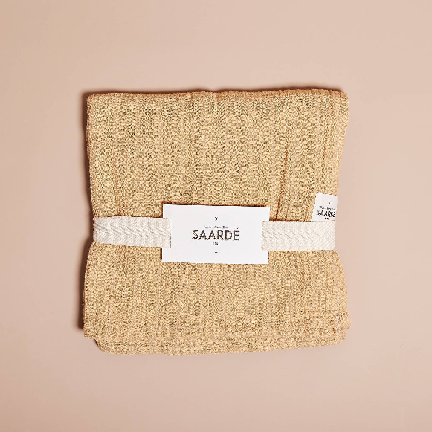 Enes Crinkle Baby Blanket | Nutmeg