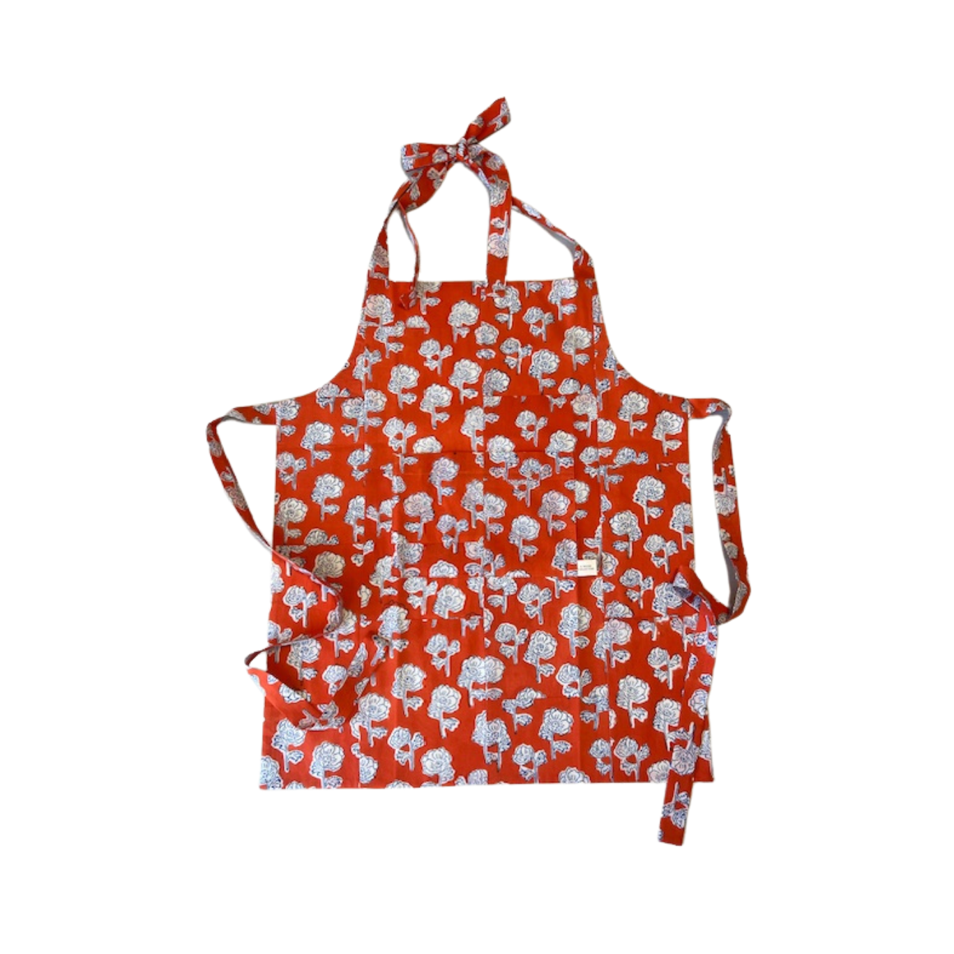 Kids Blue Floral Patchwork Apron