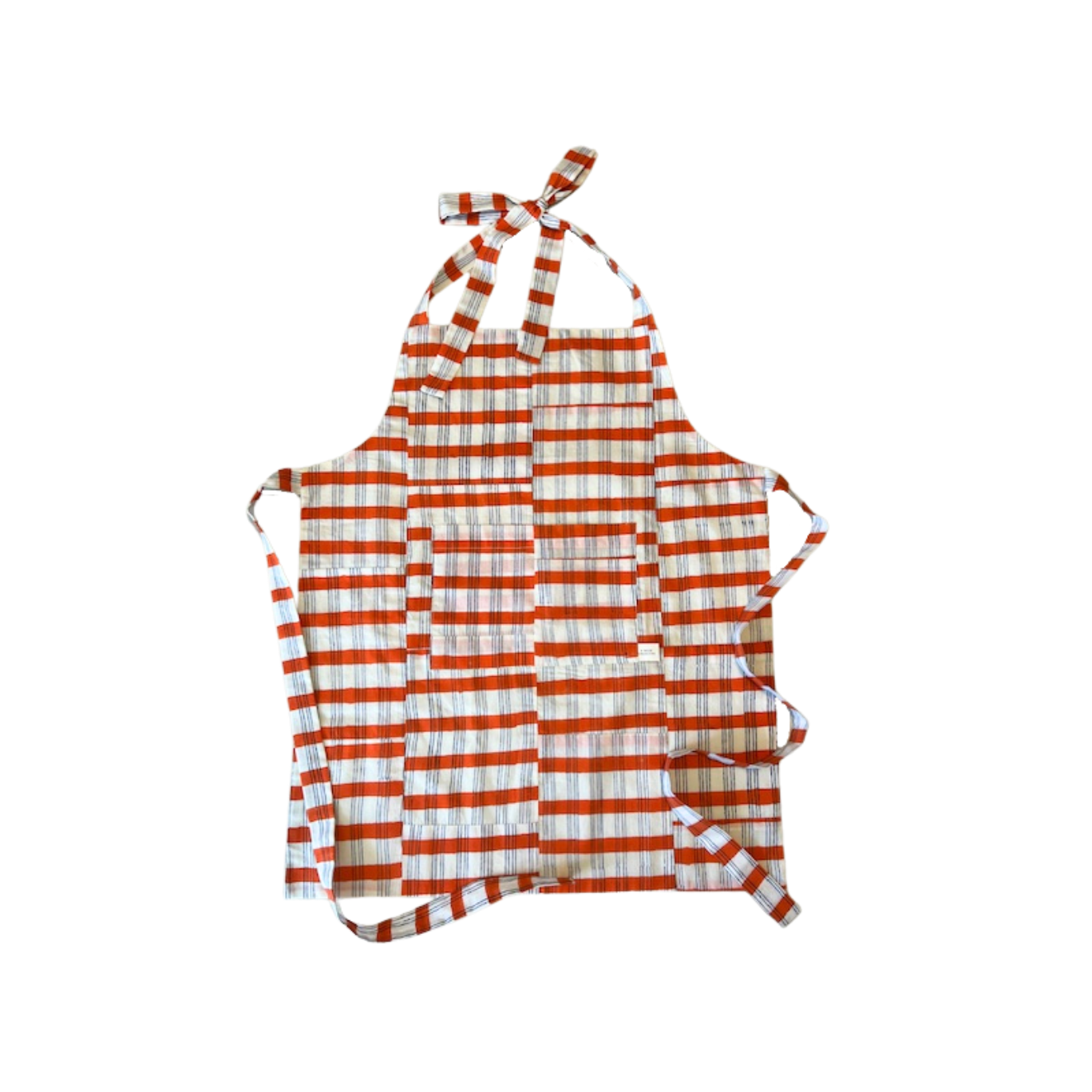 Kids Checkered Patchwork Apron