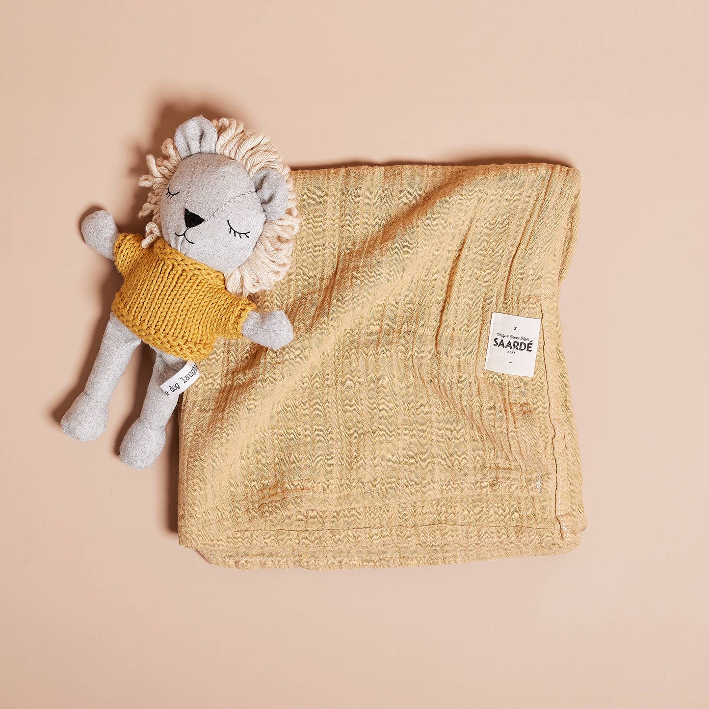 Enes Crinkle Baby Blanket | Nutmeg
