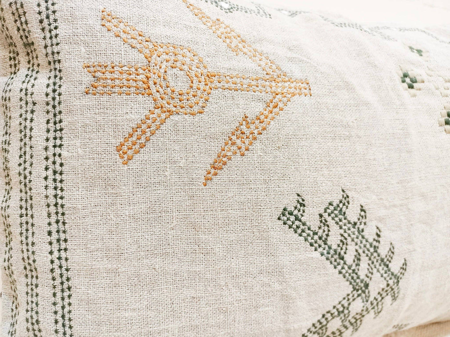 Cactus Silk Inspired Linen Pillow Cover