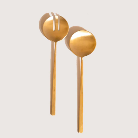 Wabi Brass Serving Set